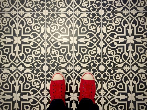 Clichéd shot, I know.... But I couldn't resist. The floor is just too beautiful!